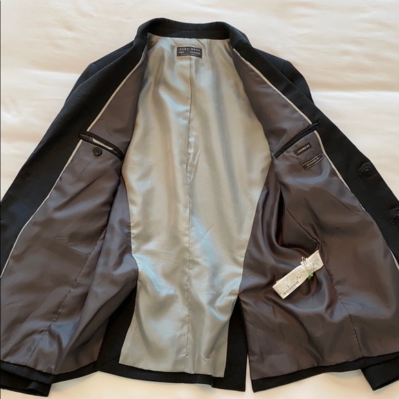 Zara Kids Suit Jacket Dark Gray Boys 13/14 - Picture 4 of 9